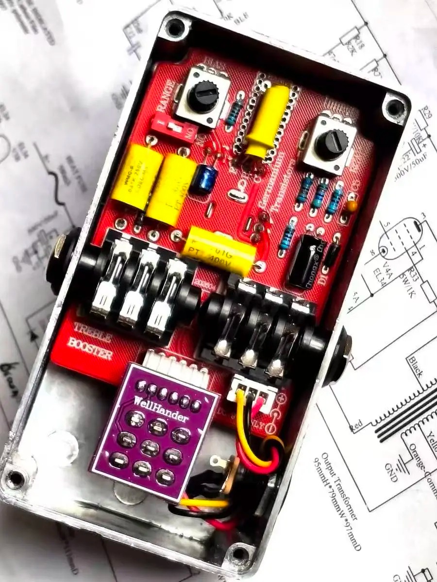 Tonevo Treble Booster Pedal Vintage Germanium Transistor Design Based on Rangemaster Boost - Image 2